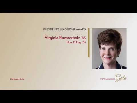 2019 Stevens Awards Gala - President's Leadership Award - Virginia Ruesterholz