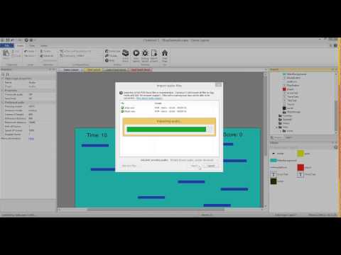 Building Games With Construct 2 Part12-  Adding Sound Effects