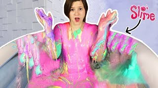 БАССЕЙН С ЛИЗУНОМ | 100 СЛОЕВ САМОГО ГИГАНСКОГО СЛАЙМА В МИРЕ | ЧЕЛЛЕНДЖ
