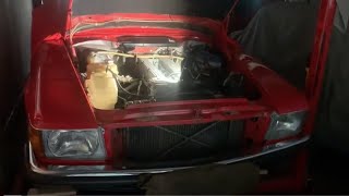 Mercedes R107: Wymiana płynu chłodniczego i węża chłodnicy