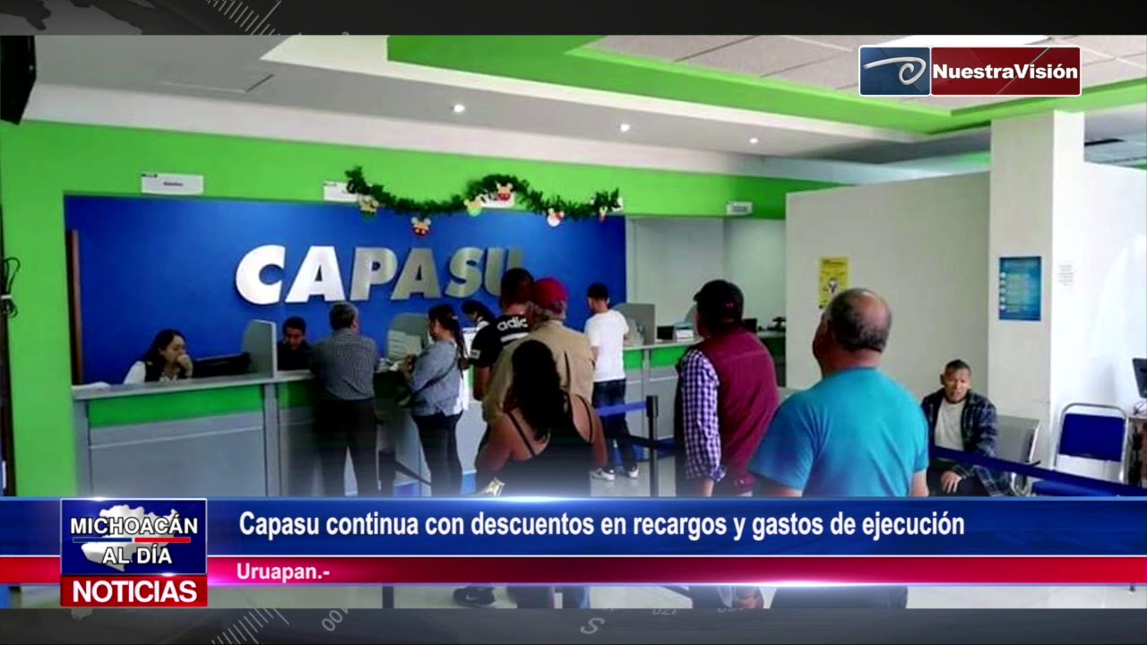Capasu continua con descuentos en recargos y gastos de ejecución
