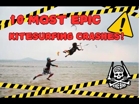 10 MOST EPIC KITESURFING CRASHES - DON'T PULL THE BAR