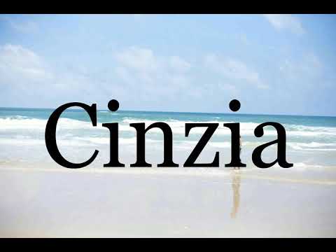How To Pronounce Cinzia🌈🌈🌈🌈🌈🌈Pronunciation Of Cinzia