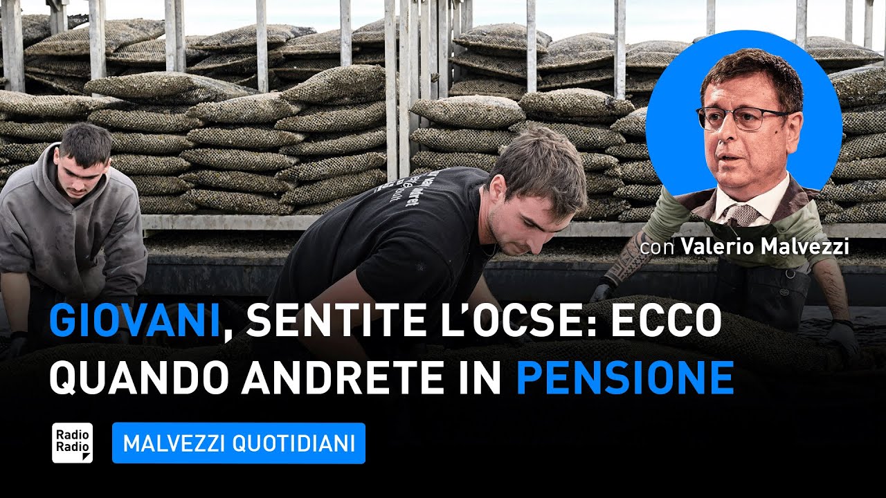"Per le PENSIONI del futuro RISOLVEREMO COSÌ": sproloquio OCSE, CONDANNANO una generazione