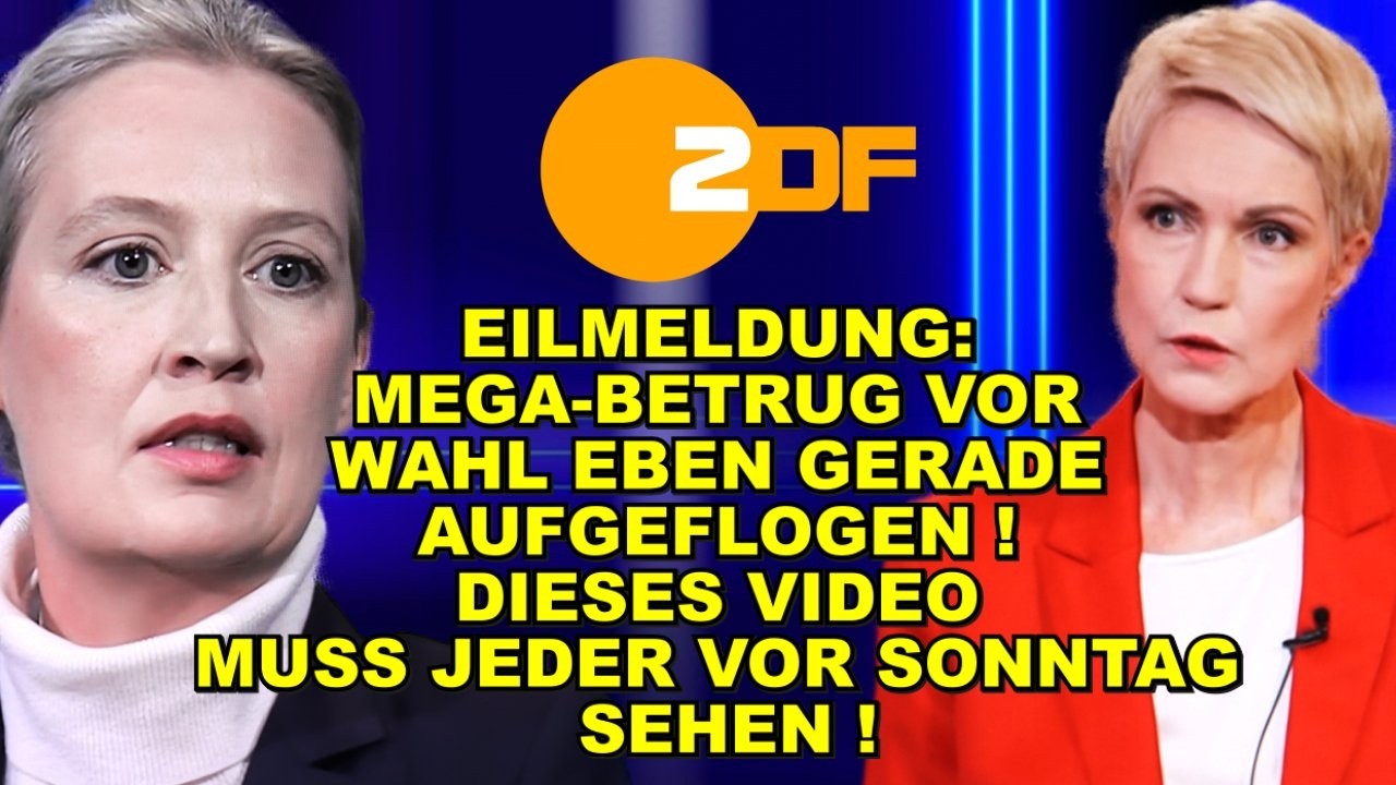 EIL: BETRUG vor Wahl EBEN AUFGEFLOGEN!