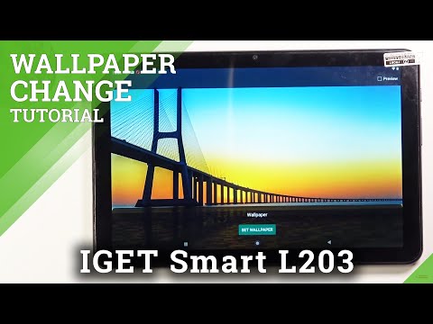 How to Set Up Wallpaper in IGET Smart L203 – Change Wallpaper