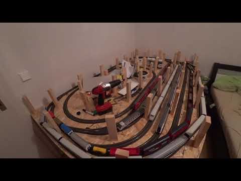 Meine MoBa Spur H0   Neubau 3 Leiter, Abstellung Ebene 0, Mitfahrt durch die Abstellung Update # 11