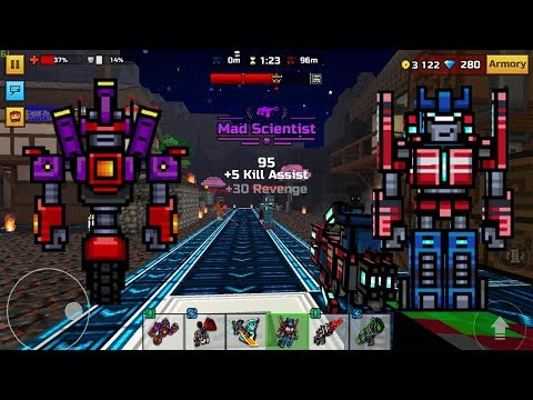 Transformers in Siege - Pixel Gun 3D (Transformed Blaster & Transformed Machine Gun)