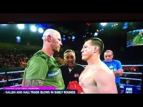 Paul Gallen v Barry Hall highlights