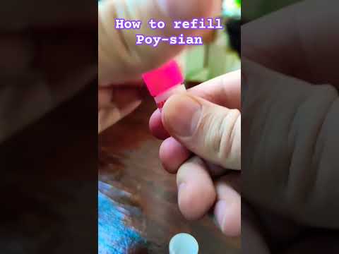 How to Refill a Poy-Sian Nasal Inhaler #poysian #inhaler #refill #lifehack