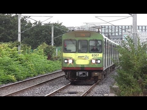 IE 8300 Class Dart Train number 8307 - Booterstown, Dublin