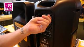 Video thumbnail for Musikmesse 2012: Behringer B112D & B112MP3 by Bax-shop | Bax Music Goes