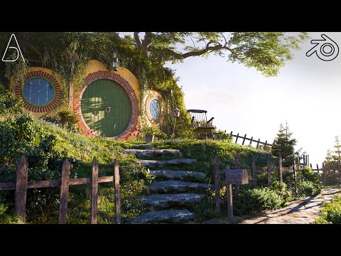 Recreating The Shire in Blender 4 0
