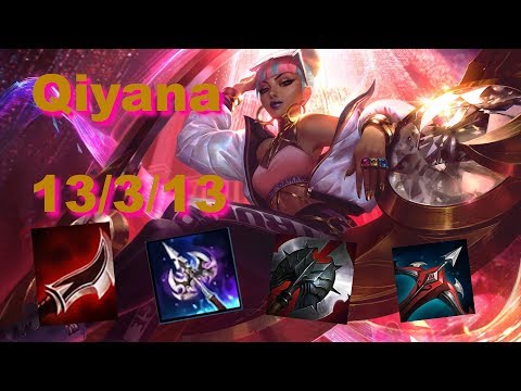 Qiyana vs Sylas (MID) | KDA 13/3/13 Challenger, Patch 10.12