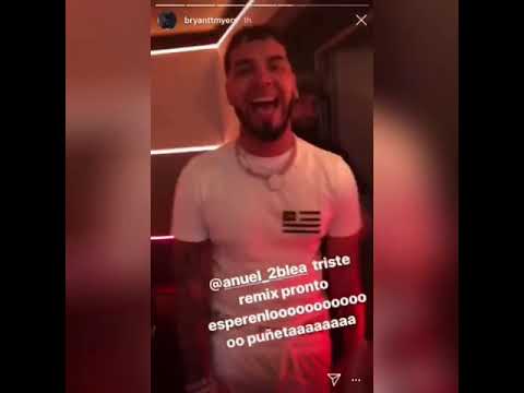 Triste Remix - Bryant Myers Ft. Bad Bunny, Anuel AA (Video)