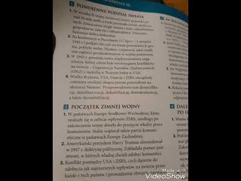 SPRAWDZIAN Z HISTORII Z DZIAŁUŚWIAT PO 2 WOJNIE ŚWIATOWEJ KLASA 8