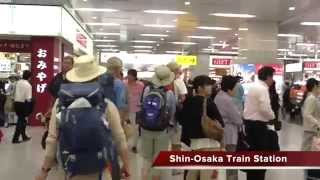 preview picture of video 'Using Bullet Trains (Shinkansen) in Japan: Nagasaki to Osaka'