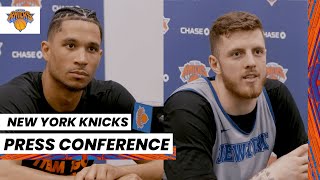 Isaiah Hartenstein + Josh Hart | NY Knicks Media Availability (May 2, 2023)