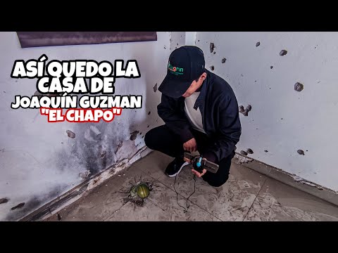 ASI QUEDO LA ULTIMA CASA DE "EL CHAPO"