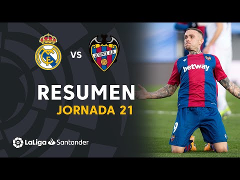Resumen de Real Madrid vs Levante UD (1-2)