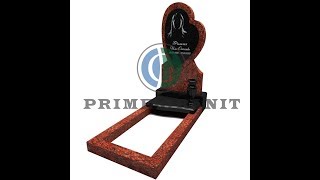 Памятник в виде сердца комбинированный