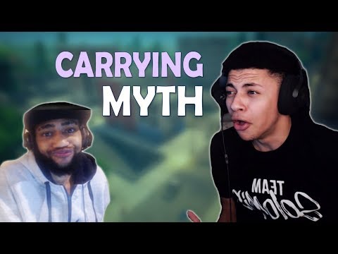 TSM MYTH GETS CARRIED BY DAEQUAN - (Fortnite Battle Royale)