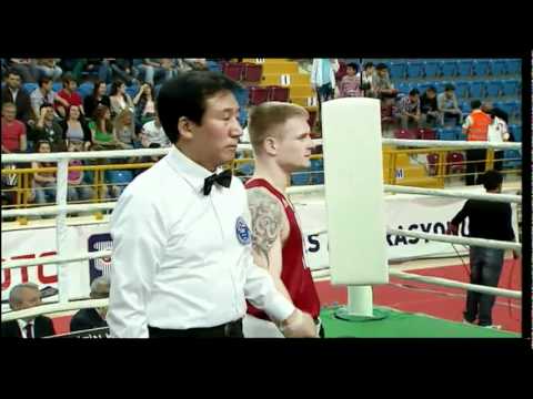 Light (60kg) SF - Petrauskas (LTU) vs Keles (TUR) - 2012 European Olympic Qualifying Event