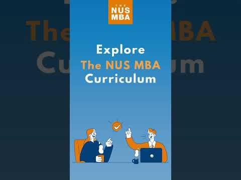 NUS MBA Programme Builder Demo