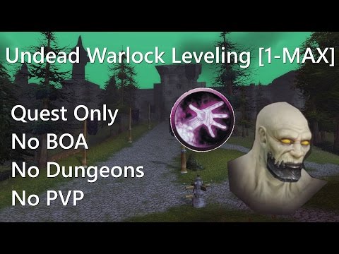 Undead Warlock Leveling 1 to Max - Part 2 - Out on the Farm