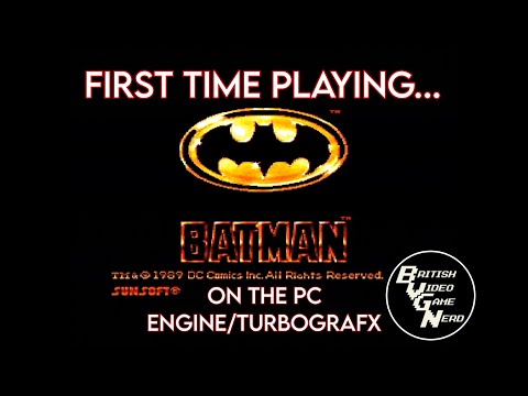 First time playing Batman on the PC Engine/Turbografx (No Commentary) - BVGN