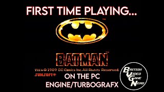 First time playing Batman on the PC Engine/Turbografx (No Commentary) - BVGN
