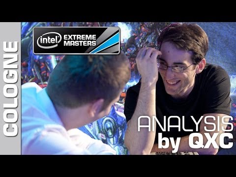 qxc hijacks Kaelaris' analysis of his loss - IEM Cologne - StarCraft 2