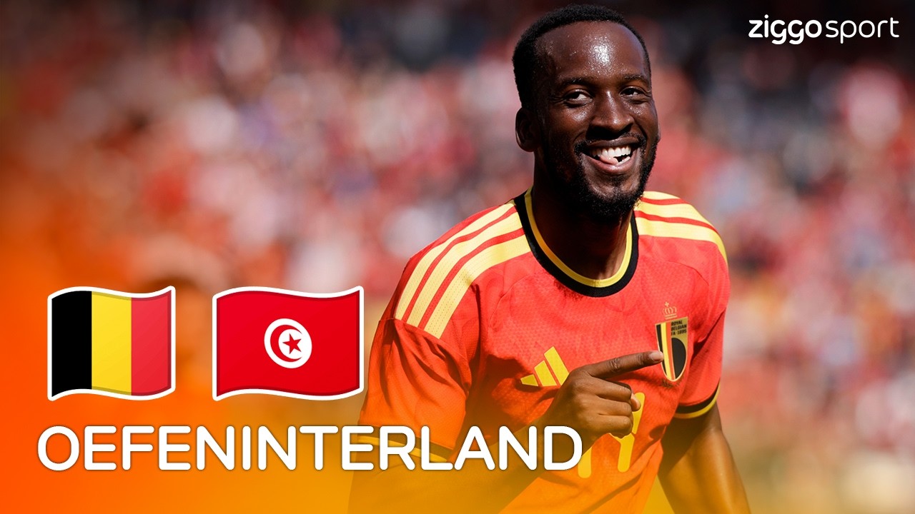 LUKÉBAKIO DOET HET MET EEN HEERLIJKE OMHAAL!!🤯🤯 | België vs Tunesië | Oefenwedstrijd 25/26