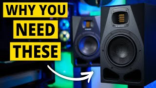 Video thumbnail for Why Use Studio Monitors, and How to Use Them CORRECTLY! PLUS - Why I'm using the Adam Audio A7V by Creative Sauce