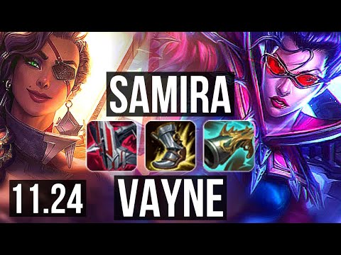 SAMIRA & Leona vs VAYNE & Lulu (ADC) | Legendary, 300+ games | EUW Master | 11.24