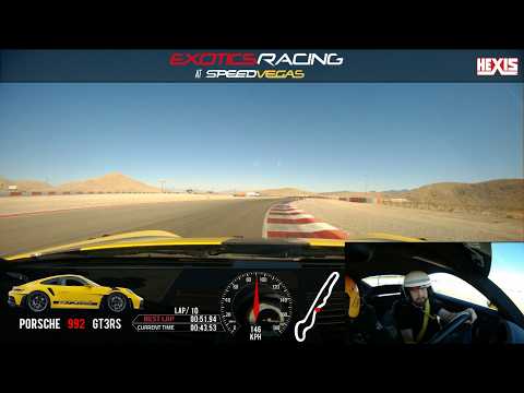 SpeedVegas Onboard - Porsche GT3 RS - 51.72 - "You're too fast to come here" Exotics Racing