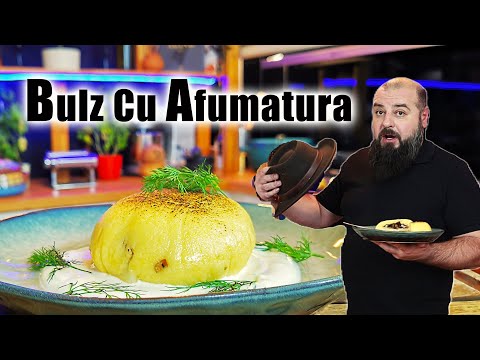 Bulz Umplut cu Ciuperci, Ceafa Afumata si Branza de Burduf - sau - Mamaliga cu Branza