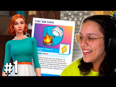 Maethe jogando cenário: Chef sem Sorte - The Sims 4 #1