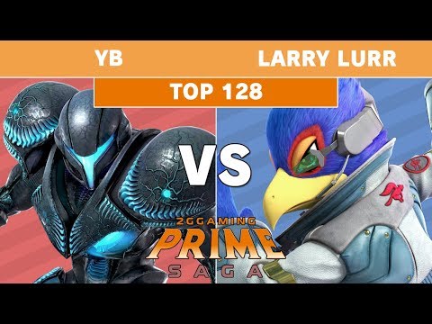 2GG: Prime Saga - YB (Dark Samus) Vs. Larry Lurr (Falco) Top 128 - Smash Ultimate