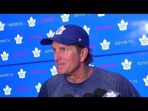Maple Leafs Practice: Mike Babcock - October 23, 2018