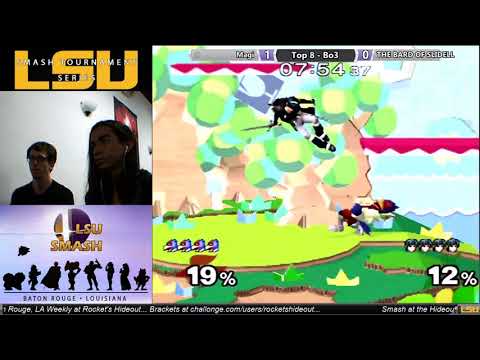 Smash at the Hideout 43 - Magi (Falco) vs Lad (Fox, Marth)