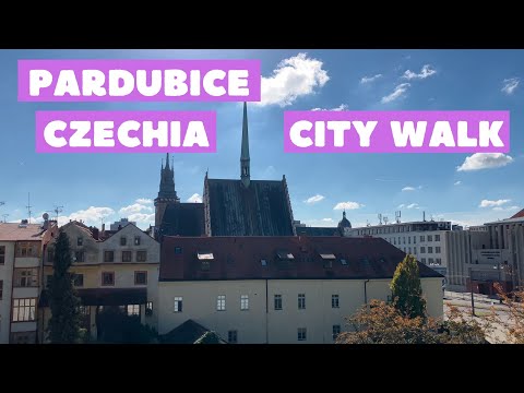[4K] 🇨🇿 #Pardubice, Czech Republic | Autumn City Walk 🍂 🍁 | Pardubice Castle, Sightseeing Tour