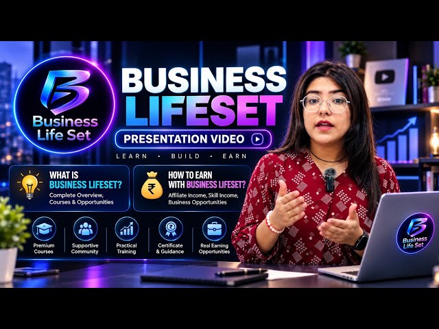 Business lifeset presentation video