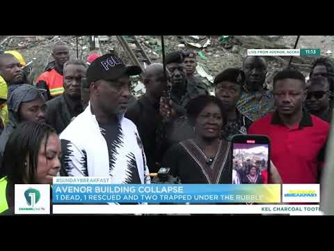UPDATE: VP Naana Jane Visits Avenor Collapse Site 🇬🇭🏗️ | Warns Against Building in Flood-Prone Areas