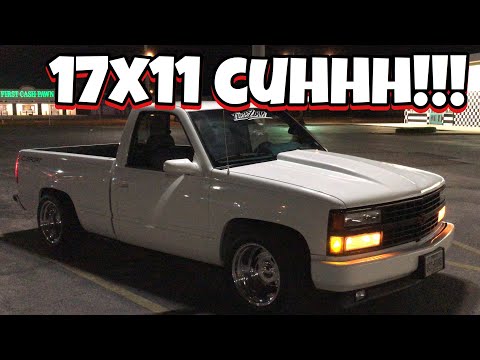 Obs Chevy On 17x11 Billet wheels (trying out the new speakers) crack audio