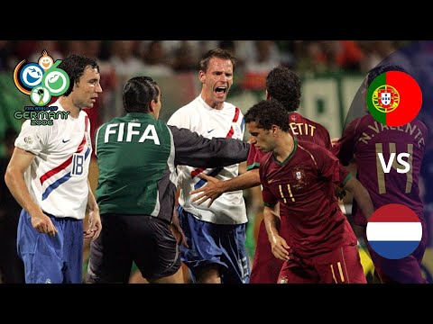 Portugal - Netherlands World Cup 2006 // Highlights all yellow & red cards //