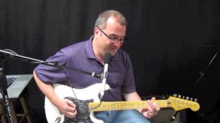 Video thumbnail for Fender 50's Squier Stratocaster with Steve Lukather EMG SL20 Pickups by Bob Baratta