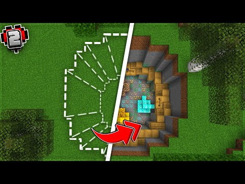 EPIC Mining Entrance & Crane Build! | Minecraft 1.18 Hardcore Survival Let's Play (#2)