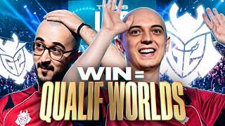 🔥Si G2 WIN CETTE GAME = ON EST QUALIF AUX WORLDS, CAPS CHAUVE ! (G2 vs VIT)
