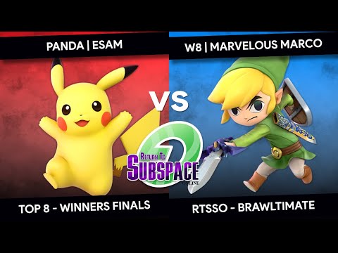 RTSSO - ESAM (Pikachu) Vs Marvelous Marco (Toon Link) - Brawltimate - Top 8 - Winners Finals